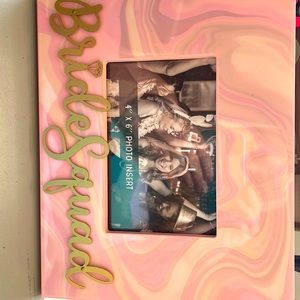 Picture frame that says Bride Squad